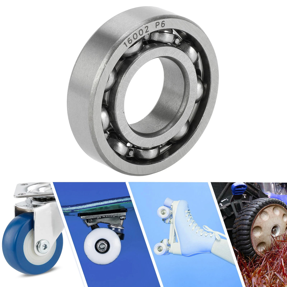Deep Groove Ball Bearings 15x32x8mm 1 Pc for Scooter Skateboard Wheel