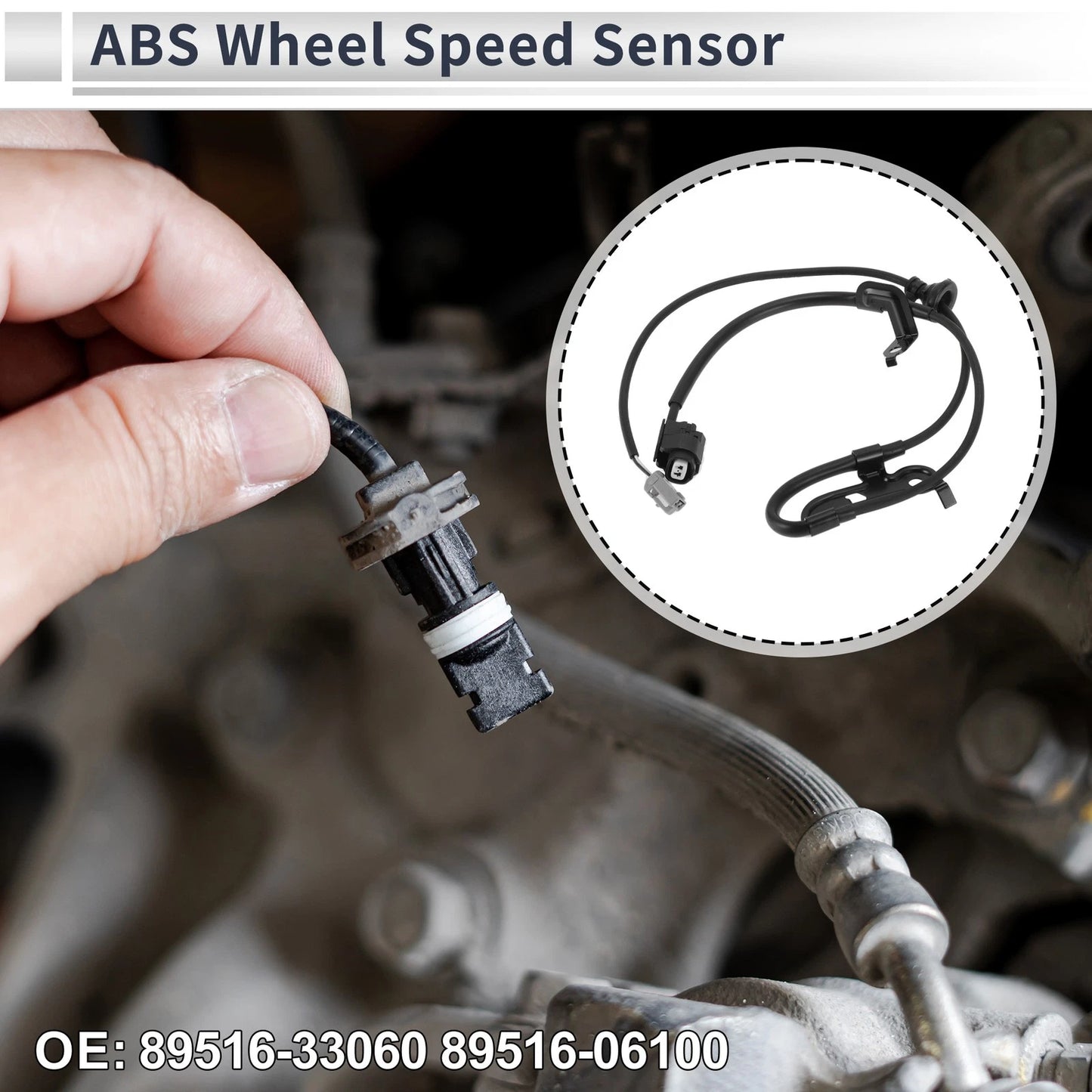 ABS Wheel Speed Sensor 1 x for Toyota Camry (2010–2011)