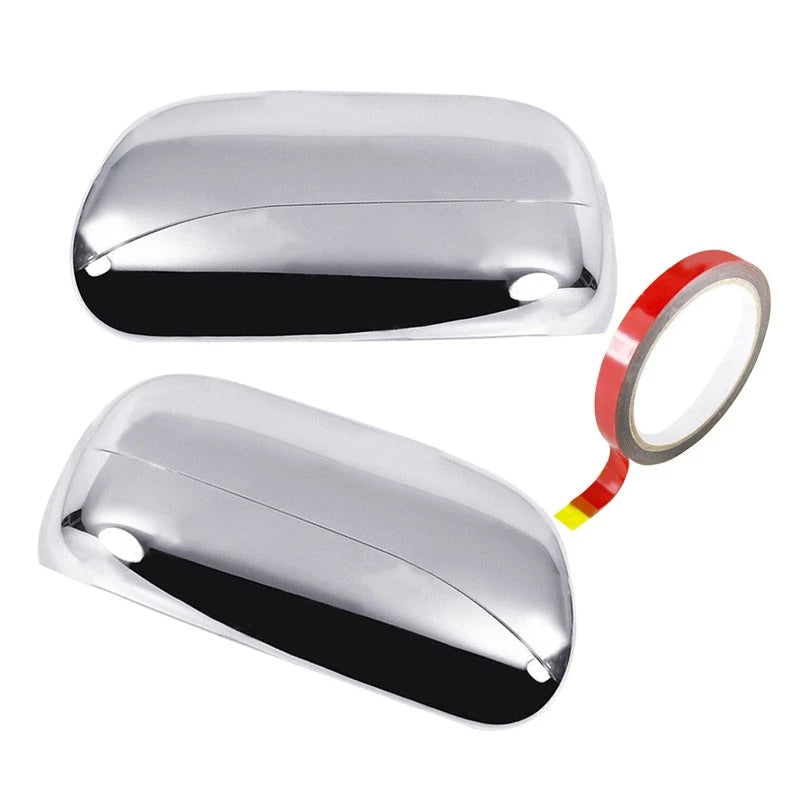 Silver Side View Mirror Covers for Lexus IS300 Sedan Wagon (2001-2005)