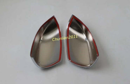 Chrome Side Mirror Covers for Jeep Compass (2017-2021) (2 pcs)
