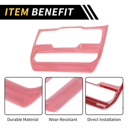 Dashboard Control Panel Cover for Jeep Wrangler JL (2018-2023) Pink
