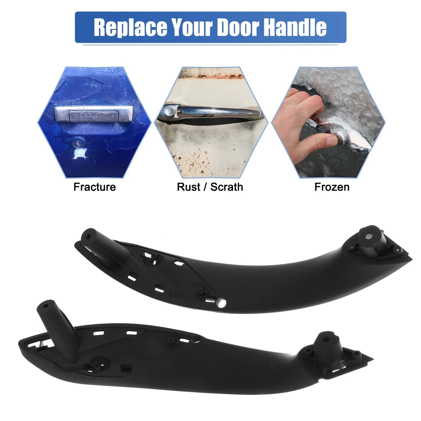 Front Left Right Interior Door Handle Pull for BMW 320i (2013-2018)