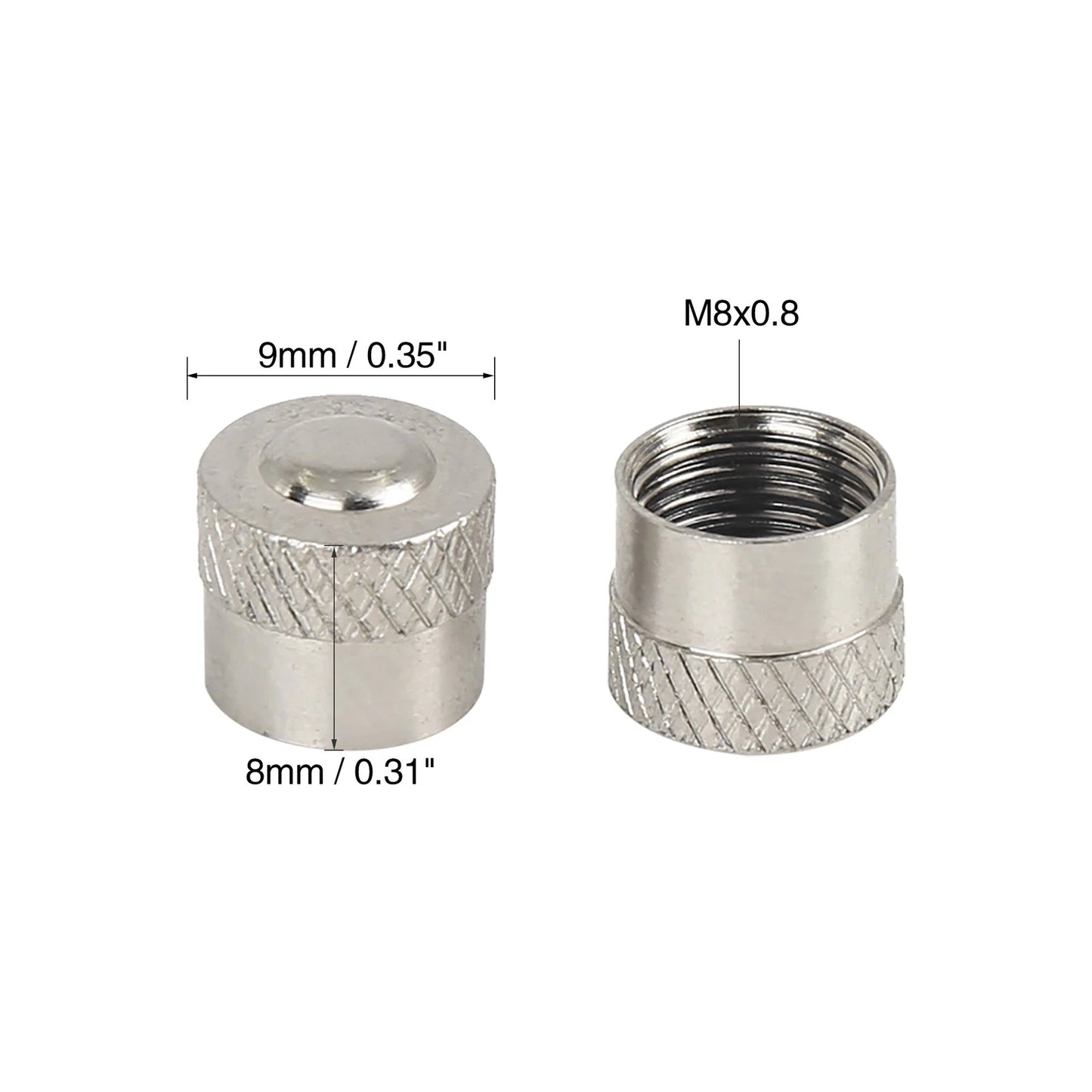 Car Wheel Tire Valve Stem Caps for BMW X3 E81 E30 E92 E60 E61 (2003-2023)