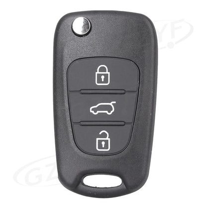 3-Button Remote Key Fob Shell Cover for KIA K2 K5 (2011-2020)