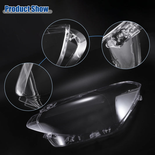 1 Pair Headlight Clear Lens Shell Cover for BMW F20 (2012-2014)