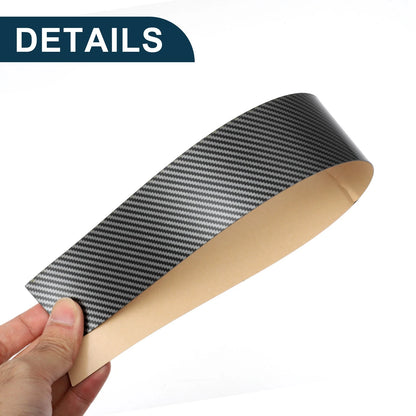 8 Pcs Door Pillar Window Trim for Toyota Rav4 (2007-2012) Carbon Fiber Black