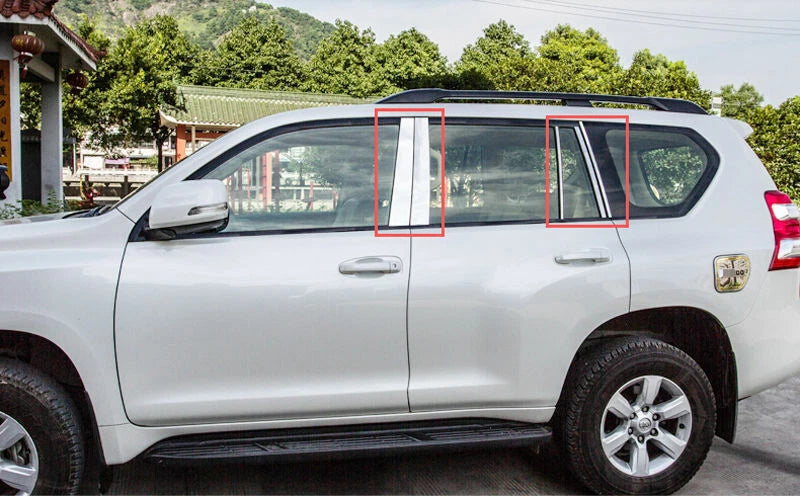 Pillar B Cover for 2010-2019 Toyota FJ150 Land Cruiser Prado Window Trim