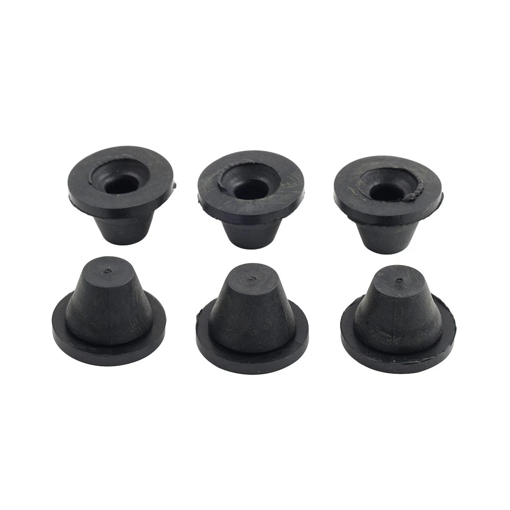 6 x Rubber Side Cover Grommets for Harley Touring Road King Electra Glide (1996-2007)