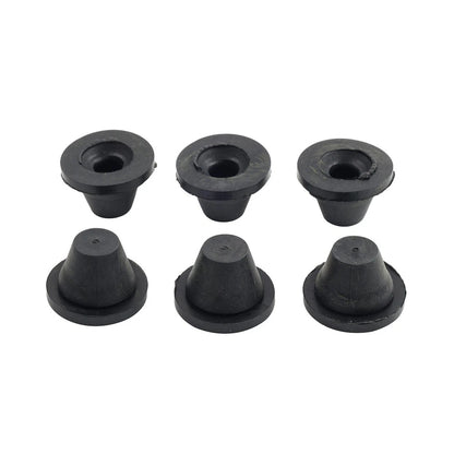 6 x Rubber Side Cover Grommets for Harley Touring Road King Electra Glide (1996-2007)