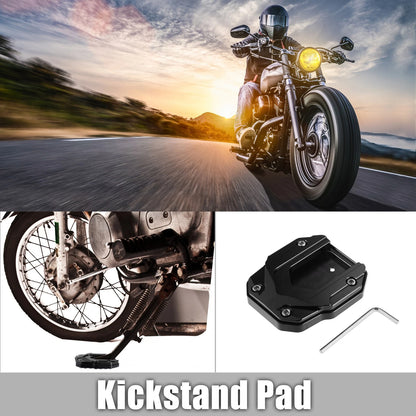 Aluminum Alloy Motorcycle Kickstand Plate Pad / 1 Set / for BMW