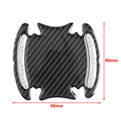 Carbon Fiber Gold Door Handle Reflective Sticker Scratch Cover for Car