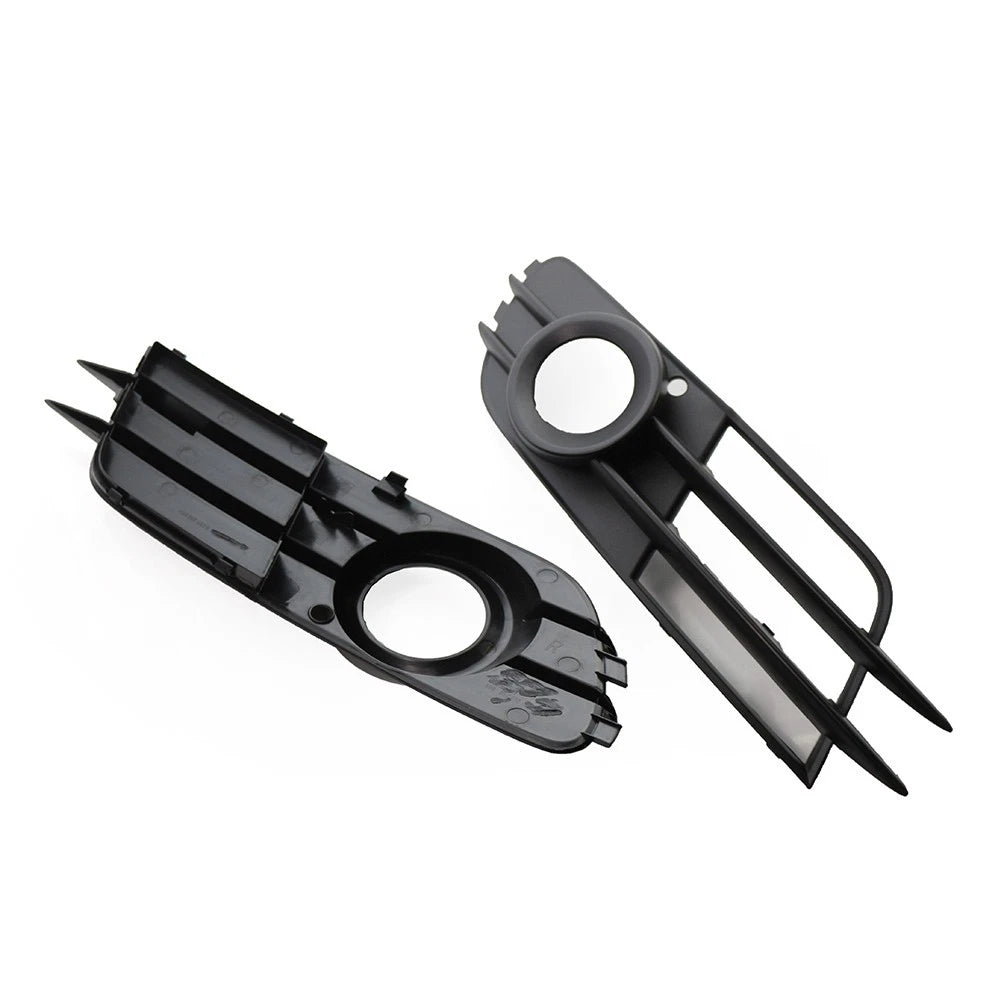 2 x Front Bumper Fog Light Grille Covers for Audi A6 C7 (2012-2015)