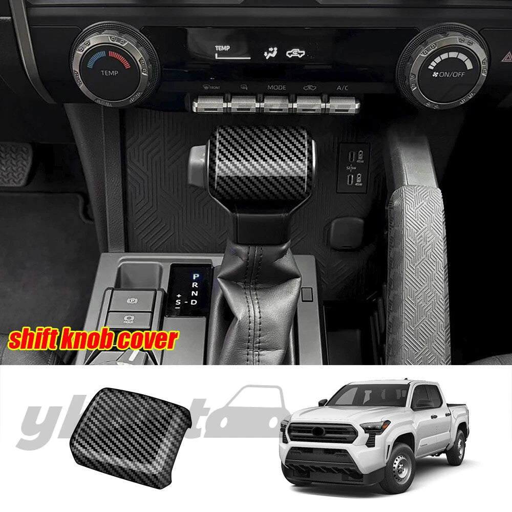 26pcs Carbon Fiber Interior Accessories Kit Cover Trim for Toyota Tacoma (2024–2024)