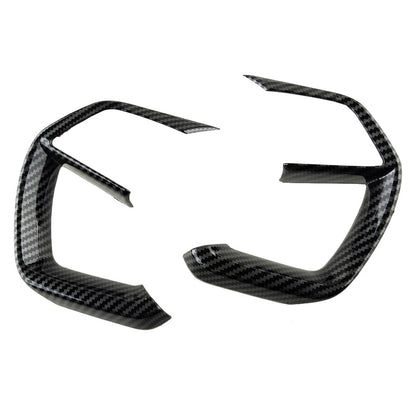 Carbon Fiber Steering Wheel Button Frame Trim for Hyundai Elantra (2022)