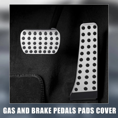 2 x Gas Brake Pedal Pads Covers for Mercedes-Benz C E S GLC GLK SLK Class