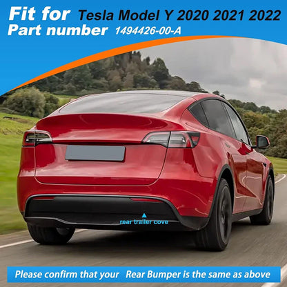 Rear Bumper Tow Hook Cap Cover for 2020-2022 Tesla Model Y (2020-2022)