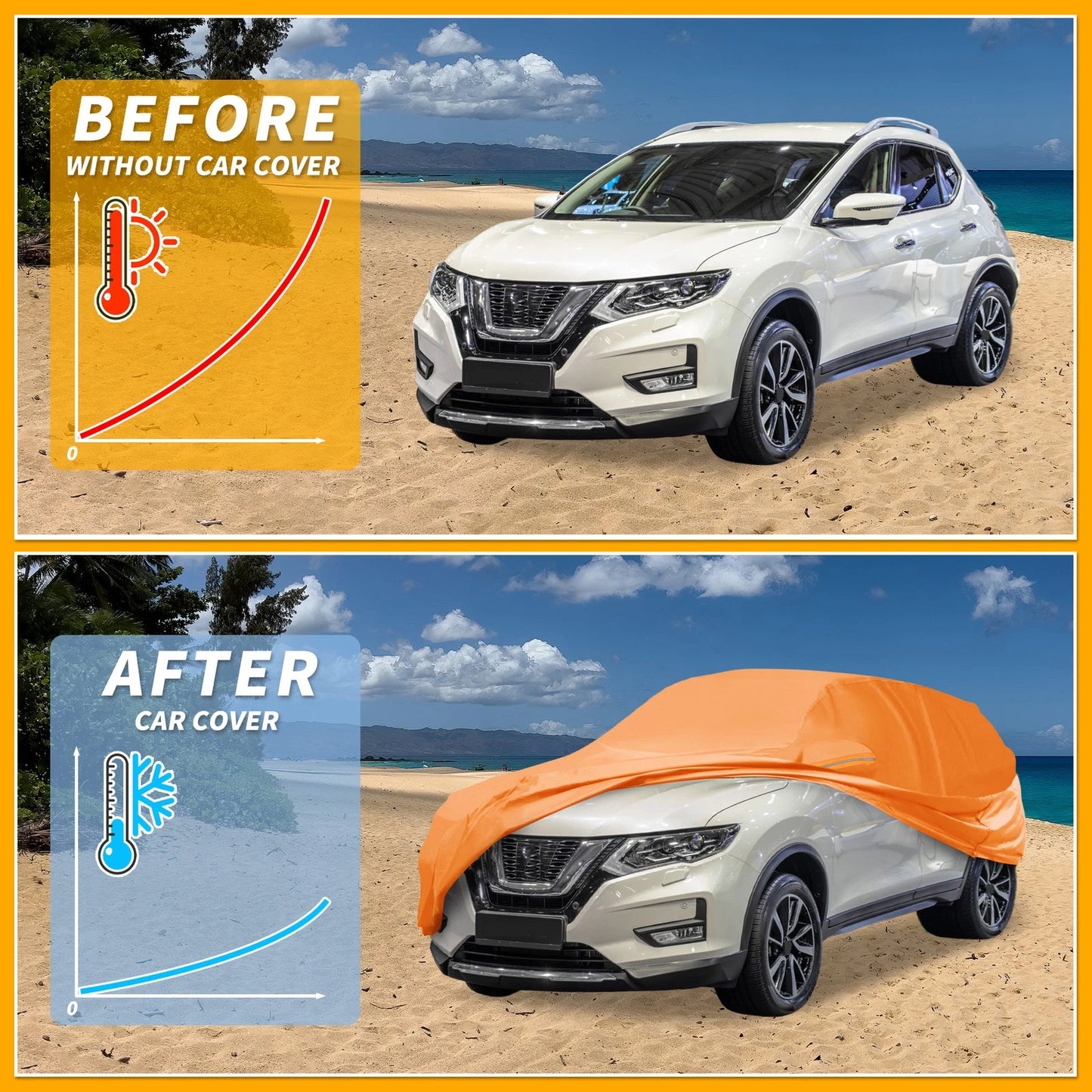 Waterproof All Weather Car Cover for Nissan X-TRAIL