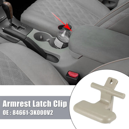 Armrest Latch Clip for Hyundai Sonata 2009-2010 - Beige 2 x Clips
