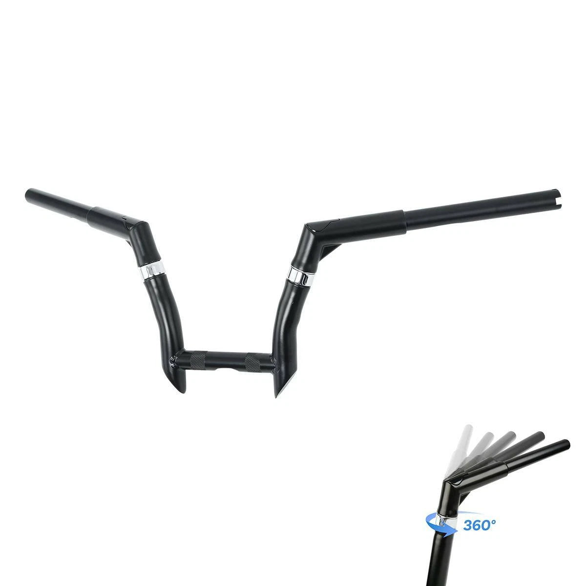 8" Rise Adjustable 1.25" Handlebar for Harley Softail FLSTF FXST (2000-2017)