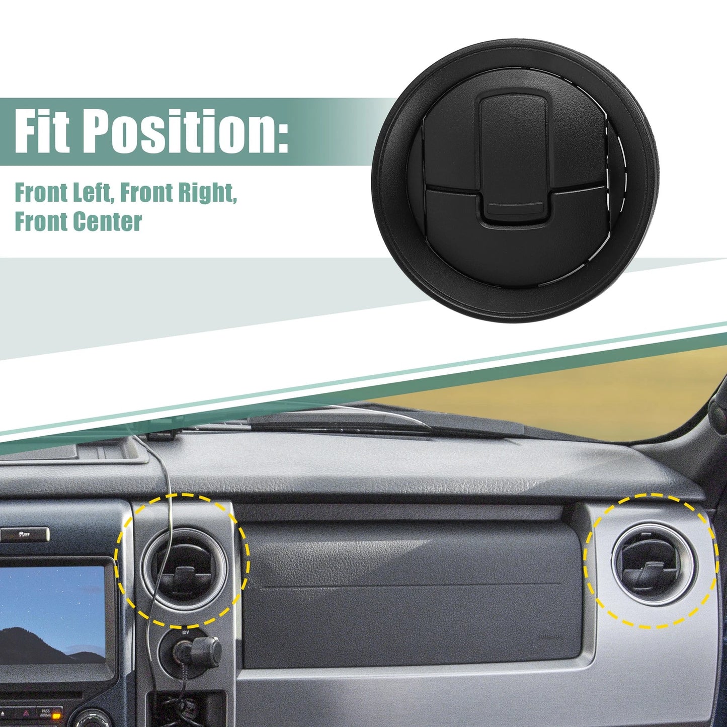 AC Heater Air Vent for Ford F-150 2009-2014 (2 x) 9L3Z19893AA