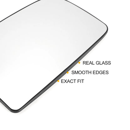 Left Upper White Mirror Glass w/ Back Non-heated for Mercedes Sprinter (2006-2011)