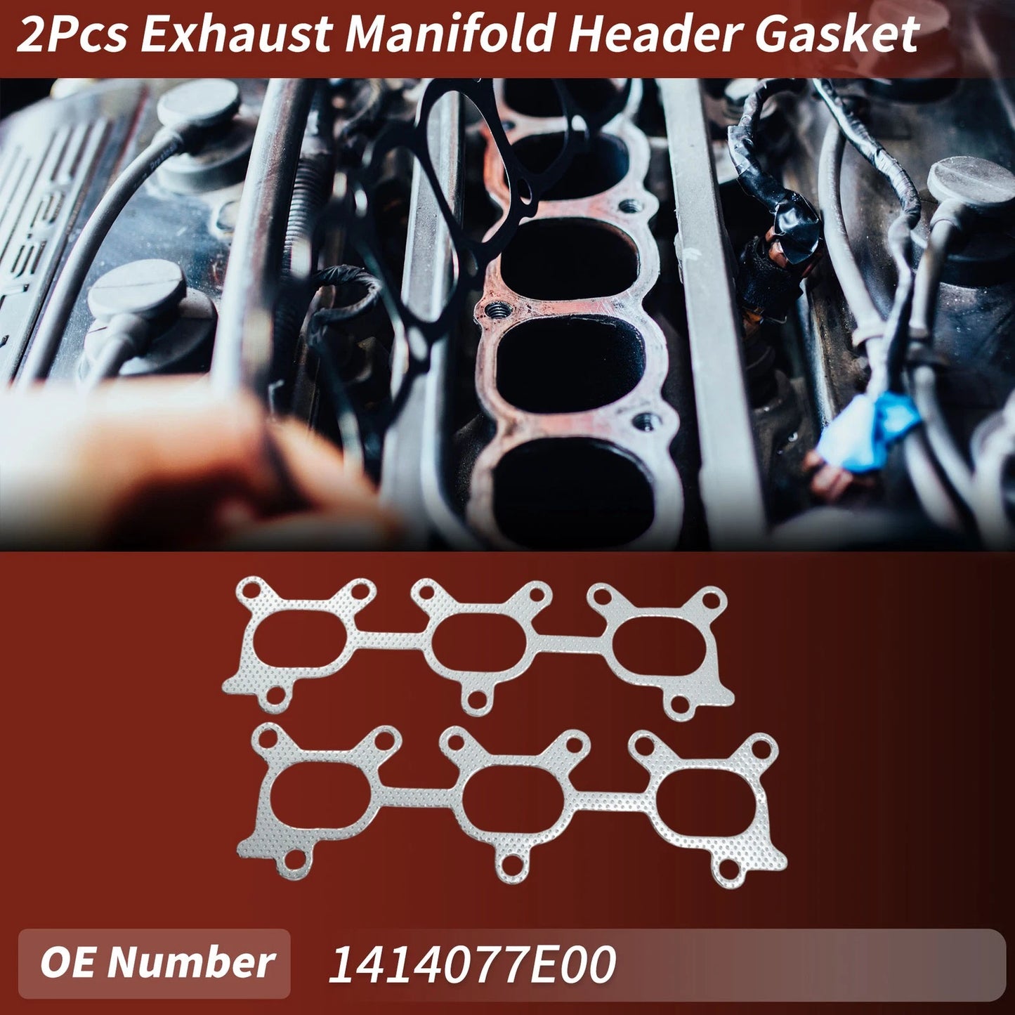 Exhaust Manifold Header Gasket for Chevrolet Tracker (2000 - 2002)