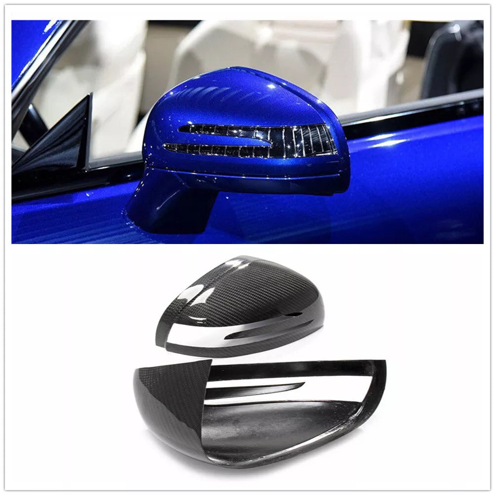 Carbon Fiber Mirror Covers for Benz R172 SLK 200 230 250 350 55 (2010-2023)