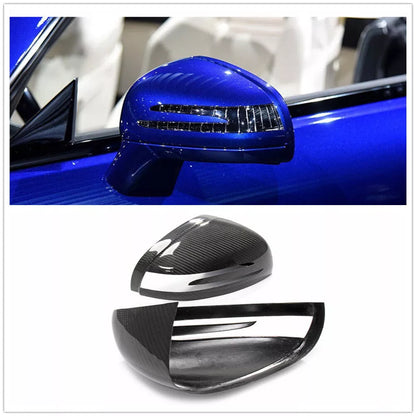 Carbon Fiber Mirror Covers for Benz R172 SLK 200 230 250 350 55 (2010-2023)