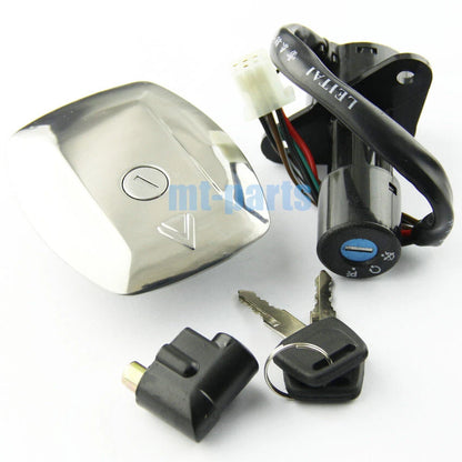 Fuel Gas Cap & Ignition Key Switch Lock Set for Suzuki GS125 (1982-2000)