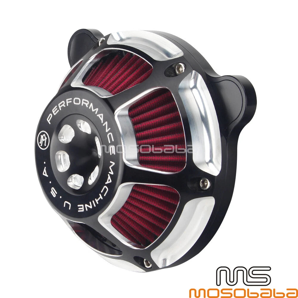 Air Filter Intake Cleaner for Harley Road Street Glide Dyna Softail (08-17)