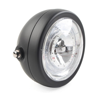 5-3/4" Switchback LED Halo DRL Angel Eye Headlight for Make & Model