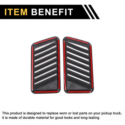 Carbon Fiber Pattern Air Vent Covers for Ford F-150 (2021-2024)