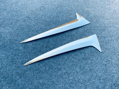 Rear Window Spoiler Side Cover Trim for Toyota Sienna (2021-2023) 2 x ABS Chrome