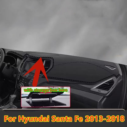 Dash Cover Protector Mat for Hyundai Santa Fe (2013–2018)