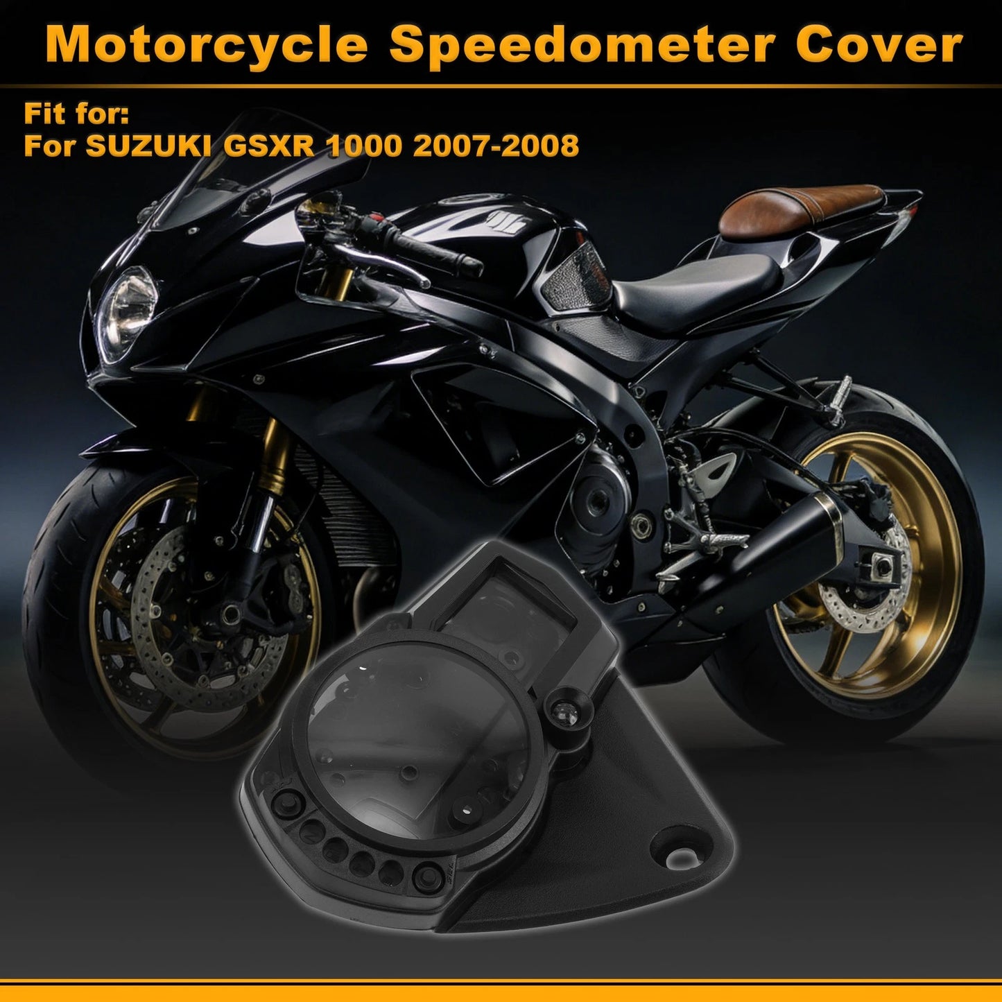 Plastic Speedometer Gauge Cover for SUZUKI GSXR 1000 (2007–2008)