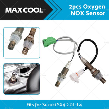 Front & Rear Oxygen NOX Sensors for Suzuki SX4 (2008-2009)