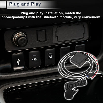 Stereo Radio Harness for BMW E39 E46 E53 Microphone Handsfree Car (1997-2006)