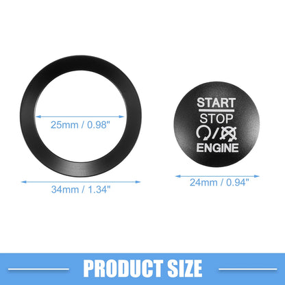 Ignition Button Cover Decal for Jeep Compass Renegade (2017-2023)