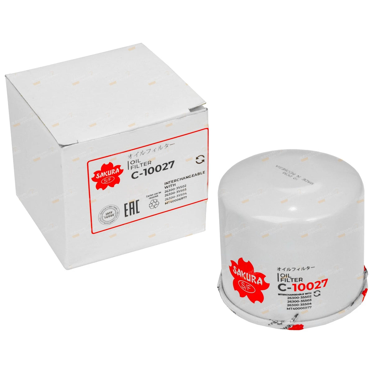 Oil Filter AM 4cyl G4FC 1.6L for Kia Soul (2009 - 2010)