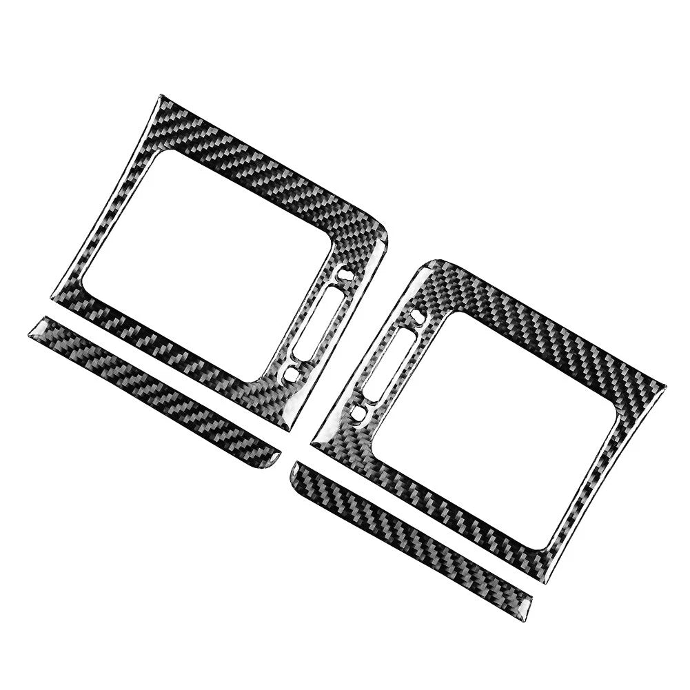 Black Dashboard Side Air Vent Outlet Cover Trim for Subaru WRX STi (2015-2021)