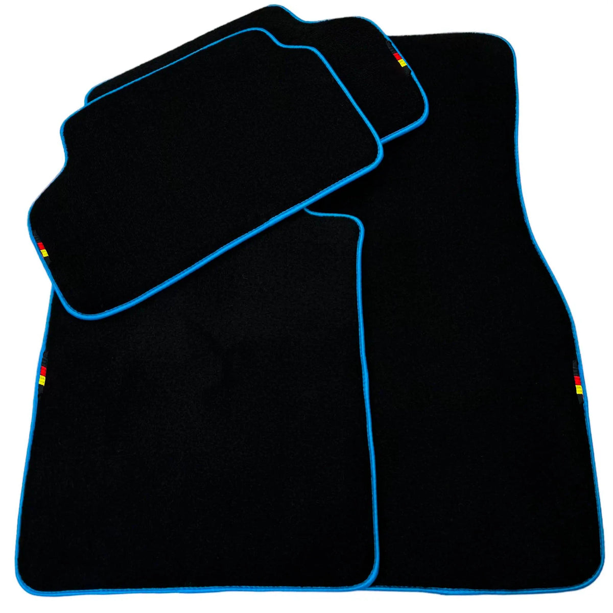 AutoWin Black Floor Mats for BMW 7 Series G11 (2015-2021)