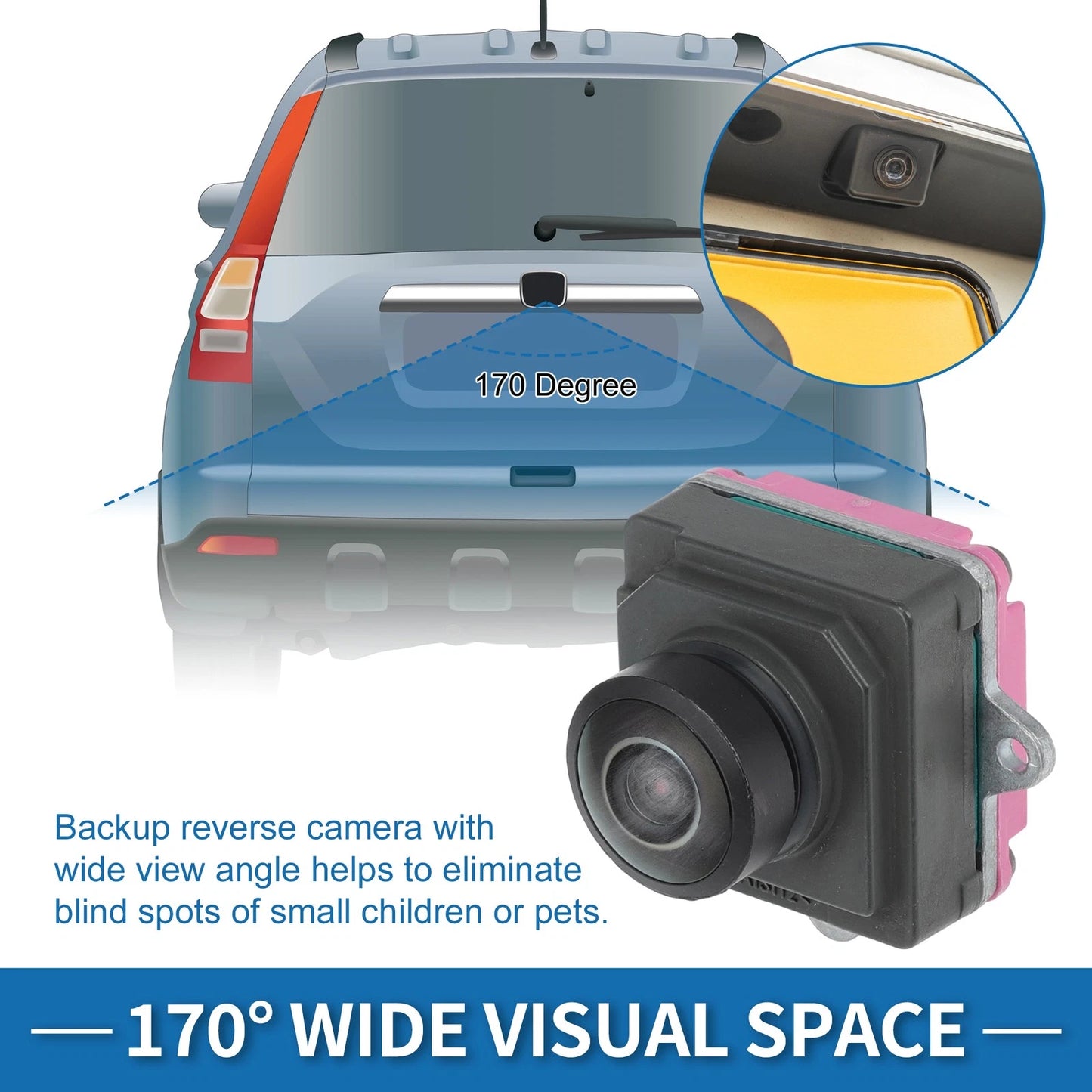 Rear View Camera for Dodge Ram 2500/3500 6.4L 6.7L (2019 - 2024)