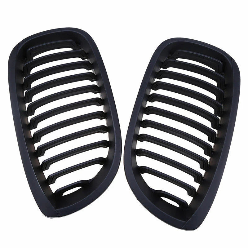 Front Kidney Grill for BMW E46 325Ci 330Ci 2 x DR LCI Matte Black (2003-2006)