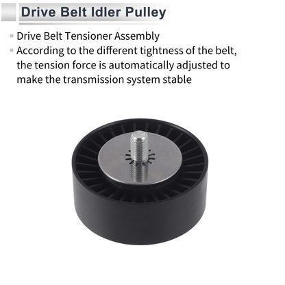Drive Belt Idler Pulley for BMW 335i 2007-2013 (2 x)