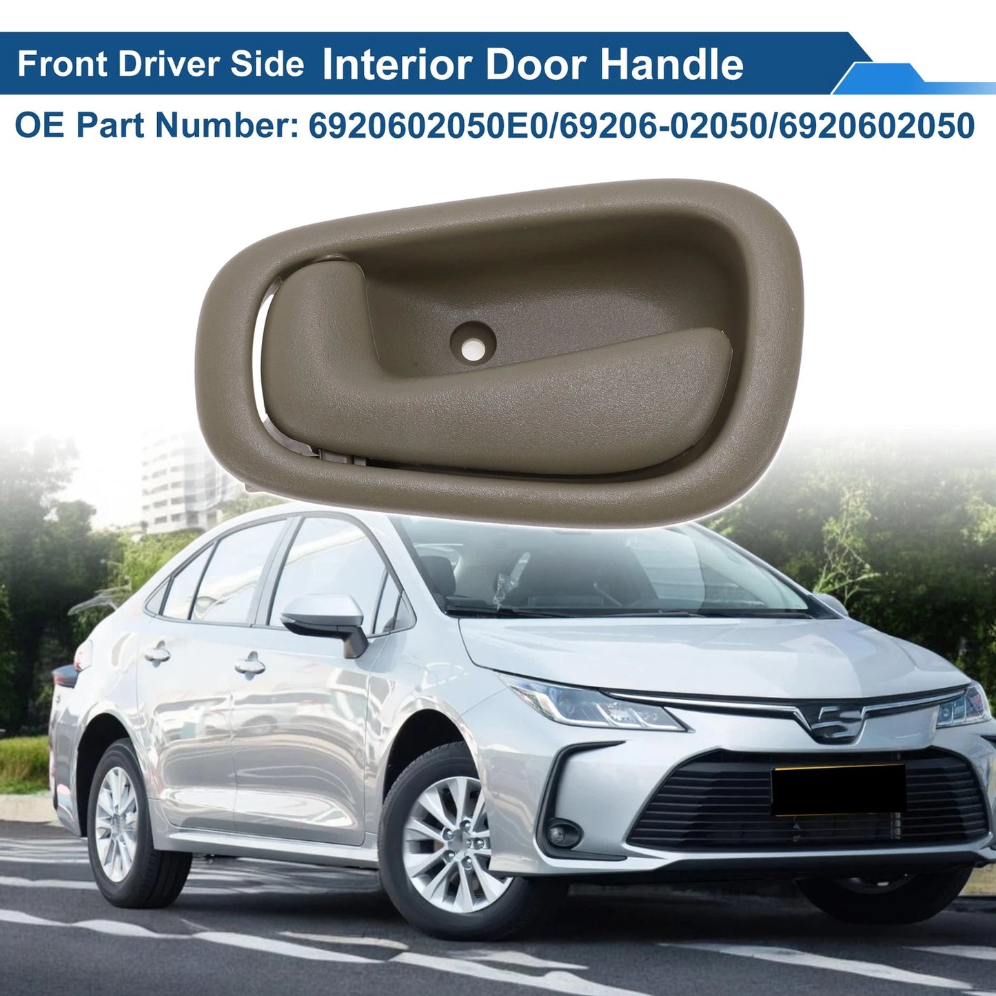 Front Passenger Side Interior Door Handle for Toyota Corolla (1998-2002)