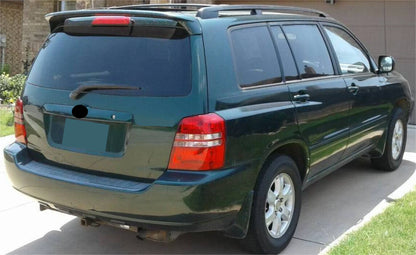 Unpainted LED Rear Roof Spoiler Wing for Toyota Highlander 2001-2007