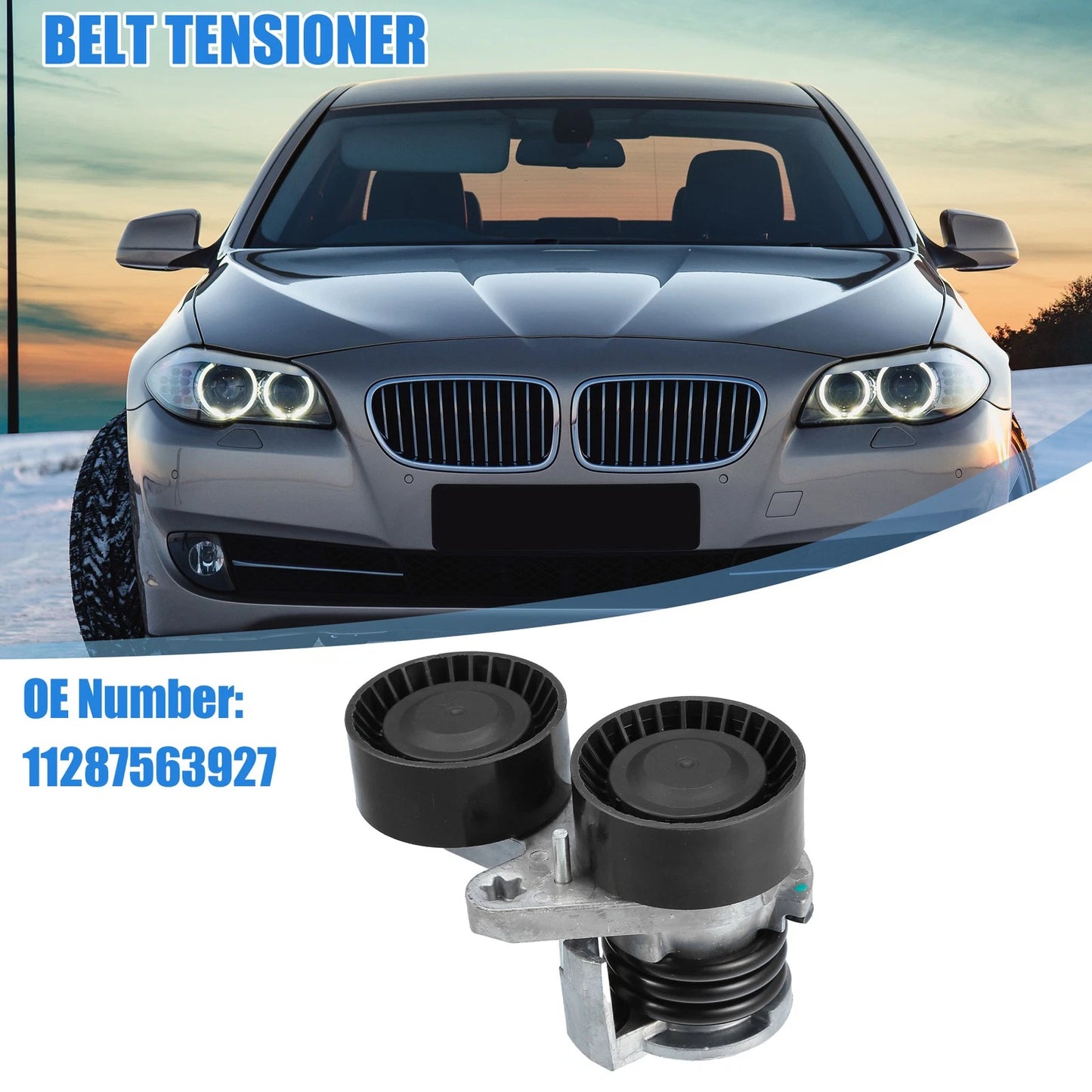 Engine Belt Tensioner Pulley Assembly for BMW 335i 3.0L (2007-2013)