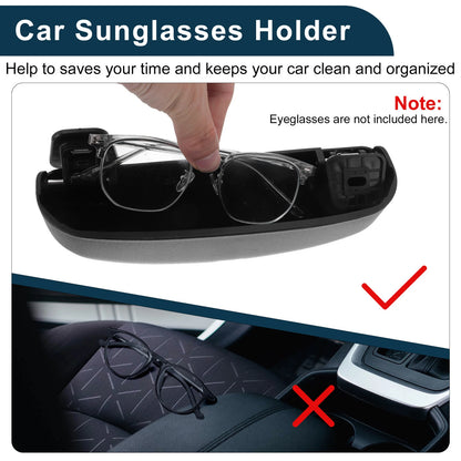 Sunglasses Case for Ford Everest Eyeglasses Holder Storage Box Black (2015-2021)