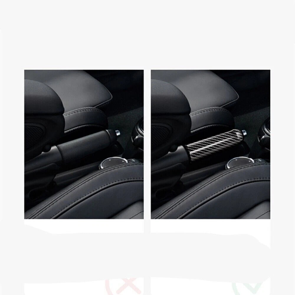 Carbon Fiber Console Parking Brake Cover for Mini Cooper F55 F56 F57 (2014-2023)