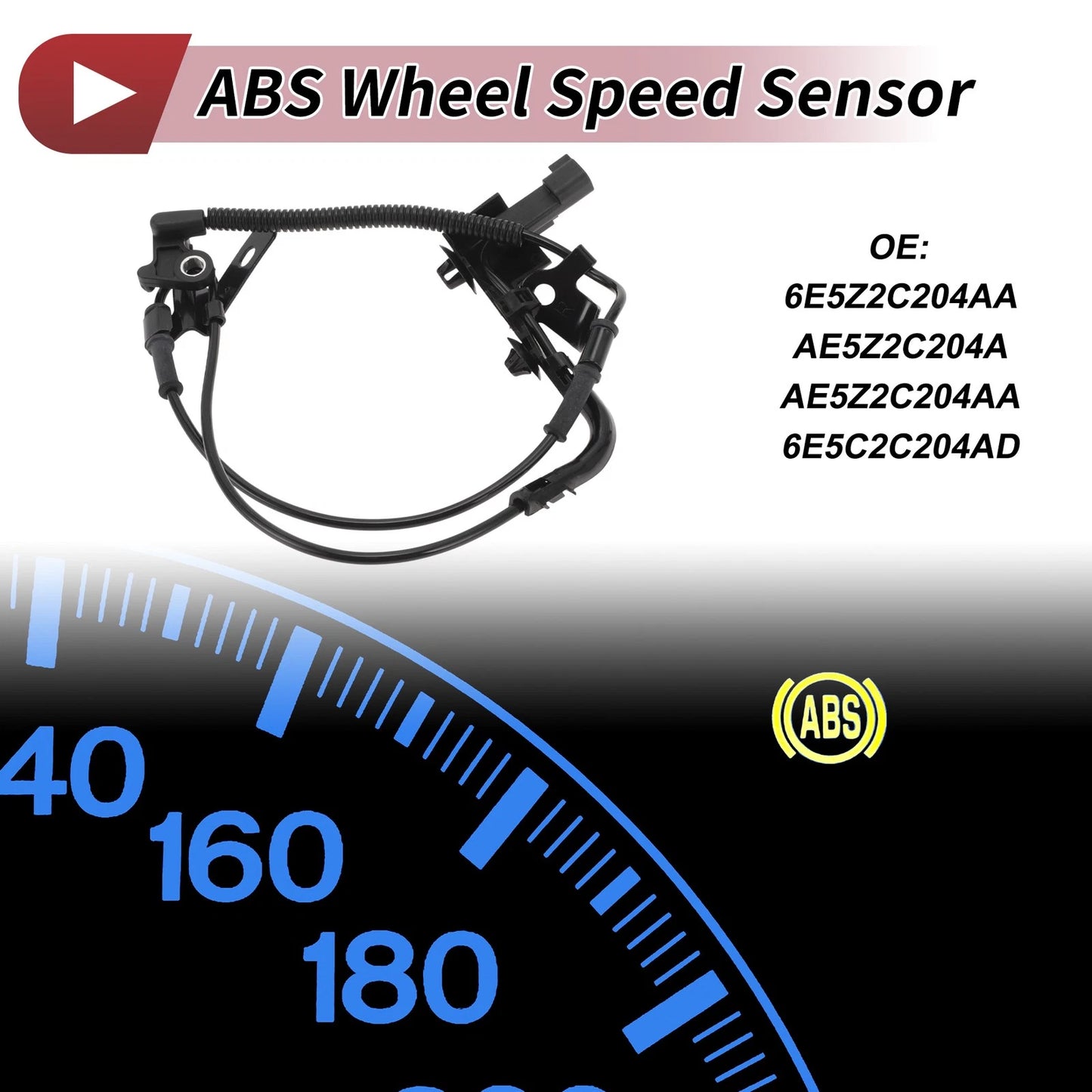ABS Wheel Speed Sensor for Ford Fusion Front Right (2006-2012)